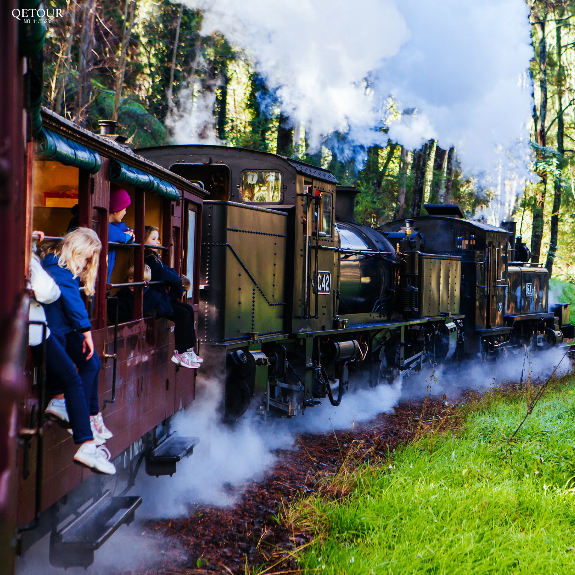รถไฟจักรไอน้ำโบราณ ออสเตรเลีย