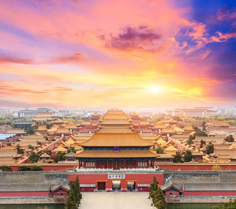 กำแพงเมืองจีน ด่านมู่เถียนอวี้   -  จัตุรัสเทียนอันเหมิน – พระราชวังต้องห้ามกู้กง